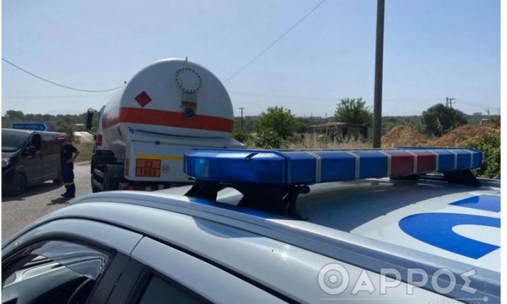 Συναγερμός στην Μεσσήνη: Ανατροπή βυτιοφόρου με προπάνιο
